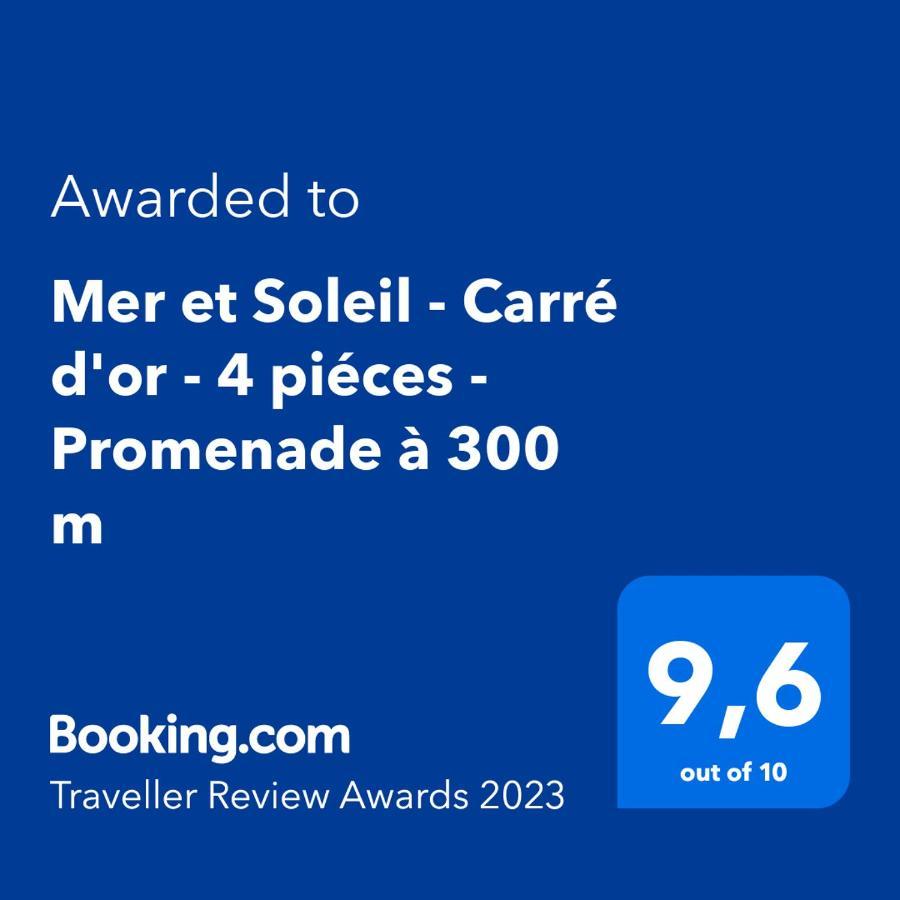 Mer Et Soleil - Carre D'Or - 4 Pieces - Centre Ville - Plages A 300 M 尼斯 外观 照片